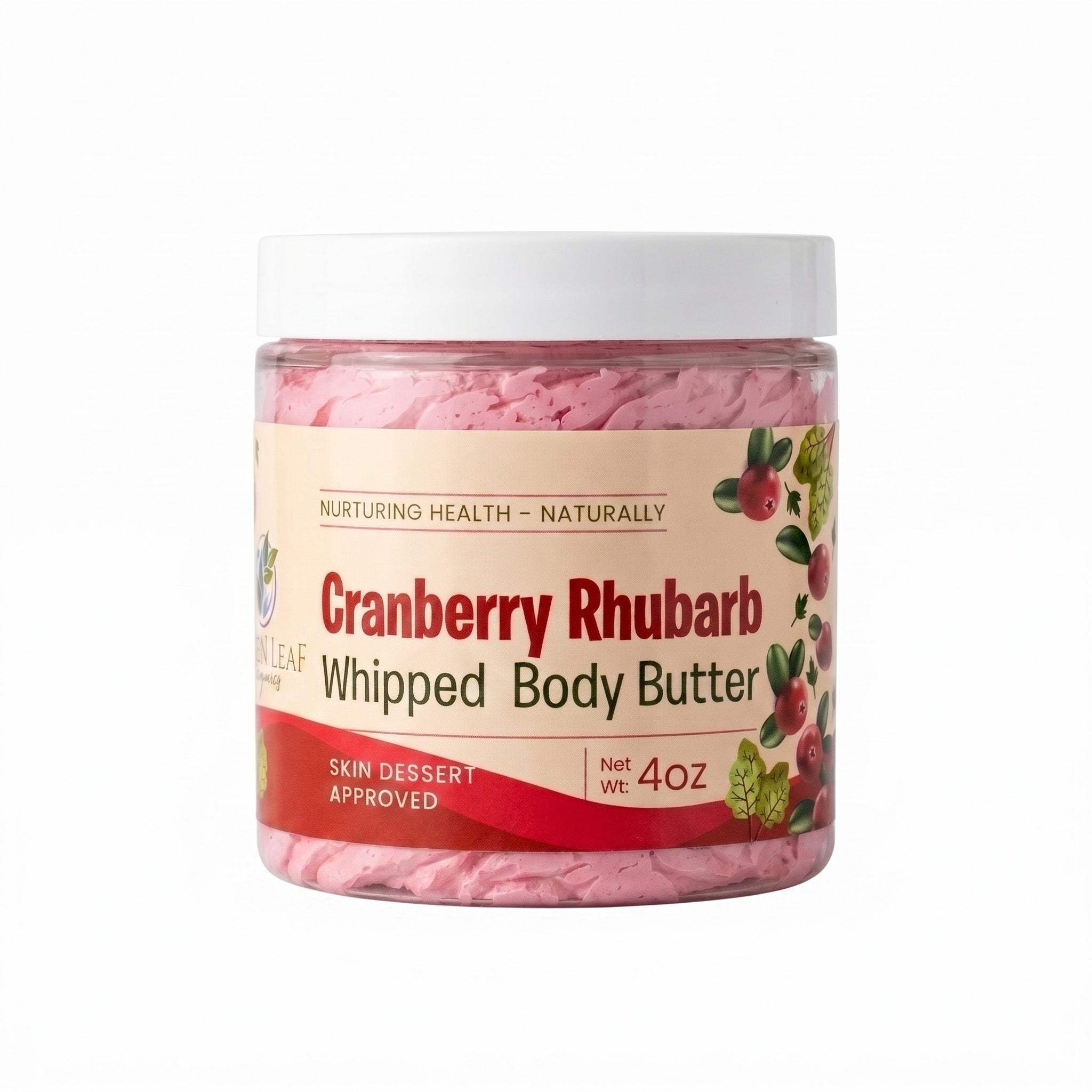 Cranberry Rhubarb Whipped Body Butter