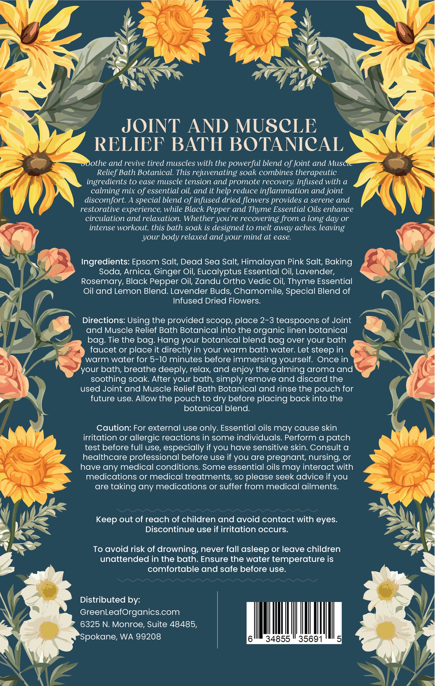 Joint & Muscle Relief Bath Botanical