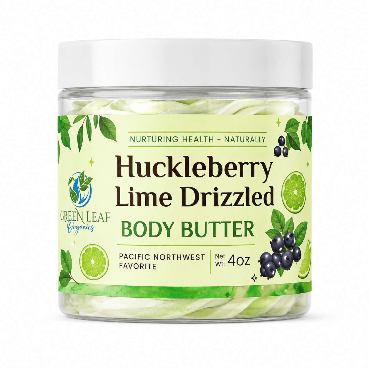 Huckleberry Lime Drizzled Whipped Body Butter