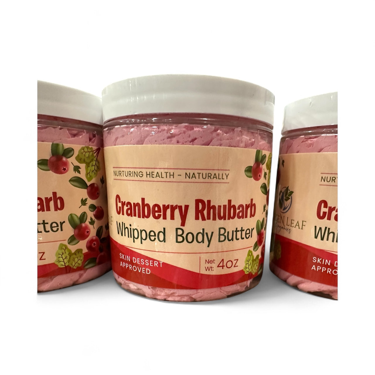 Cranberry Rhubarb Whipped Body Butter