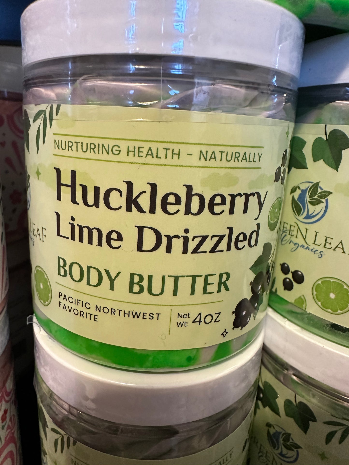 Huckleberry Lime Drizzled Whipped Body Butter
